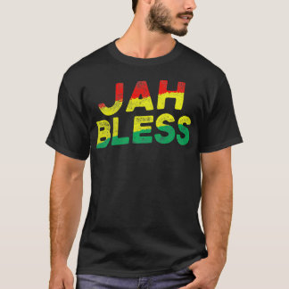 T-shirt Jah Bless Jamaat Roots Jamaica Rasta Rastafari R