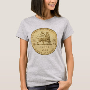 T-shirt Jah Lion de l'armée de Juda Rastafari Filles Chemi