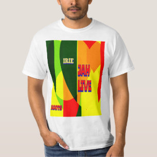 T-SHIRT JAH LIVE/ RASTA
