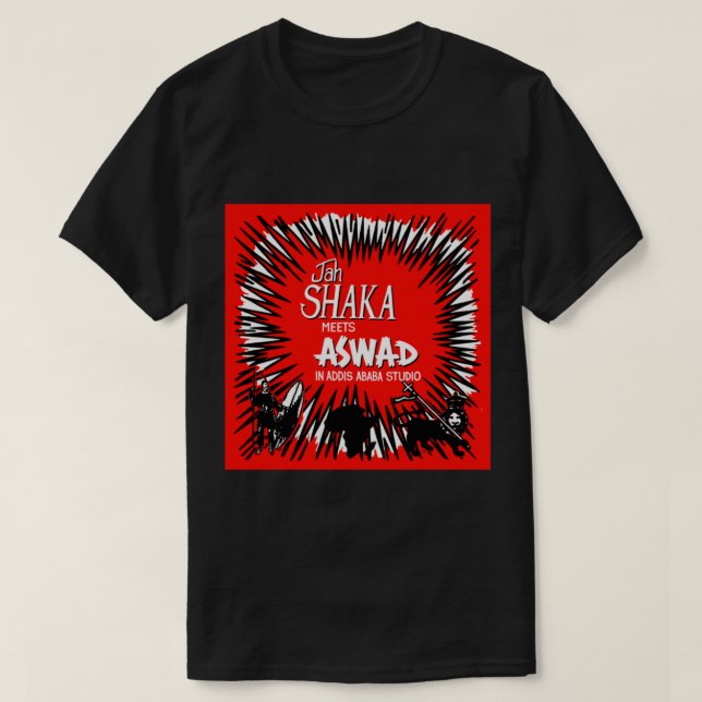 T-shirt Jah Shaka Meets Aswad In Addis Ababa Studio Classi (Design devant)