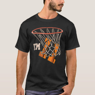 T-shirt J'ai 11 ans de basket-ball thème fête d'anniversai