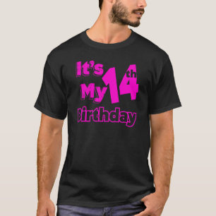 T-shirt J'ai 14 ans et c'est mon 14e anniversaire