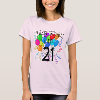 T-shirt J'ai 21 ans - Anniversaire