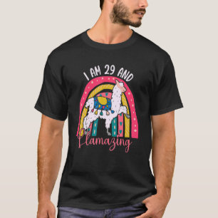 T-shirt J'Ai 29 Ans Et Llamazing Alpaca Llama 29E