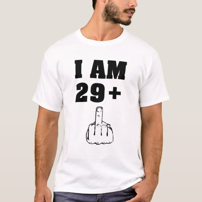 T-shirt J'ai 29 ans plus la 1 30ème chemise drôle d'hommes (Devant)