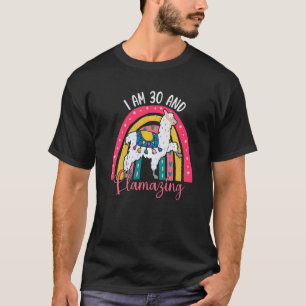 T-shirt J'Ai 30 Ans Et Je Lézare Alpaca Llama 30E