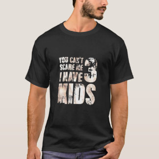 T-shirt J'Ai 3 Enfants Parent Joke Pops Homme Aimer Hero P