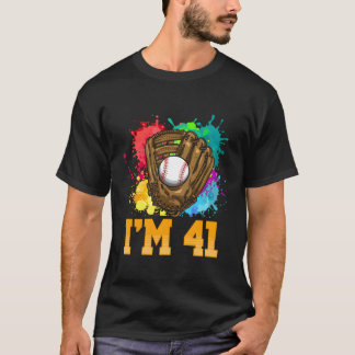 T-shirt J'Ai 41 Gant Sport Joueur De Baseball 41E