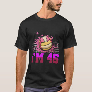 T-shirt J'Ai 46 Joueur De Volley-Ball De Sport 46E