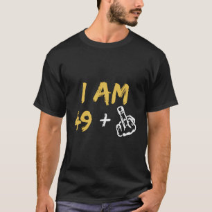 T-shirt J'Ai 49 Milieu Doigt Tee Don Drôle Papa Plaisanter