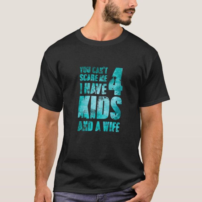 T-shirt J'Ai 4 Enfants Et Une Femme Pops Homme Aimer Hero  (Devant)