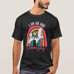 T-shirt J'Ai 88 Ans Et Je Lézare Alpaca Llama 88E