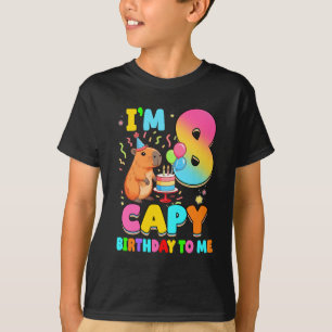 T-shirt J'ai 8 ans Capy Birthday To Me 8th Birthday C