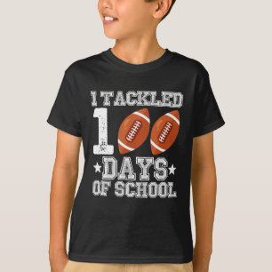 T-shirt J'ai abordé 100 jours de football scolaire