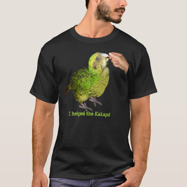 T-shirt J'ai aidé le Kakapo ! (Devant)