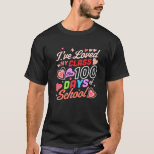 T-shirt J'Ai Aimé Ma Classe Pendant 100 Jours De L'École 1
