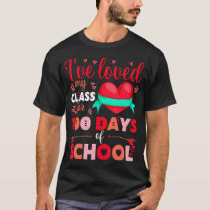 T-shirt J'Ai Aimé Ma Classe Pendant 100 Jours D'Enseignant