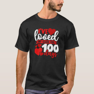T-shirt J'Ai Aimé Ma Classe Pendant 100 Jours Enseignant