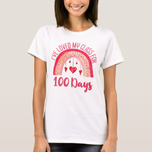 T-shirt J'Ai Aimé Ma Classe Pendant 100 Jours Enseignant A