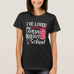T-shirt J'ai aimé Ma Classe Pour 100 Jours D'École 100e D