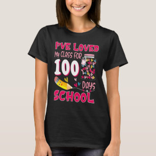 T-shirt J'ai aimé Ma Classe Pour 100 Jours D'École 100e D