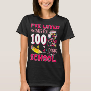 T-shirt J'ai aimé Ma Classe Pour 100 Jours D'École 100e D