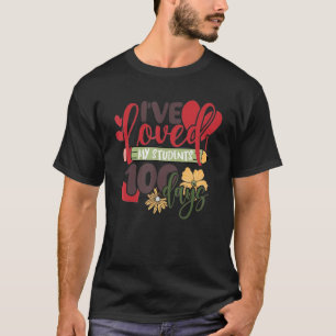 T-shirt J'ai aimé ma classe pour 100 jours d'école Enseign