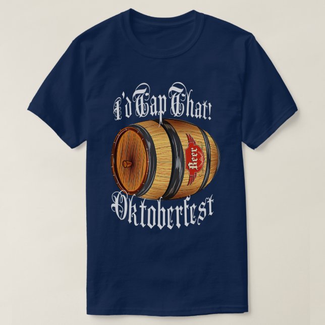 T-shirt J'Ai Appuyé Que Oktoberfest Beer Keg Funny October (Design devant)