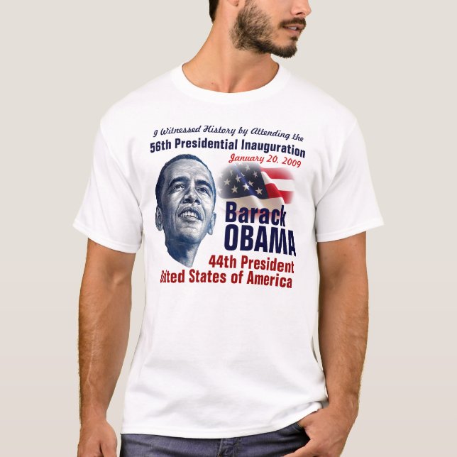 T-shirt J'ai assisté à l'inauguration (Devant)