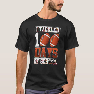 T-shirt J'Ai Attaqué 100 Jours De Football Scolaire 100E J