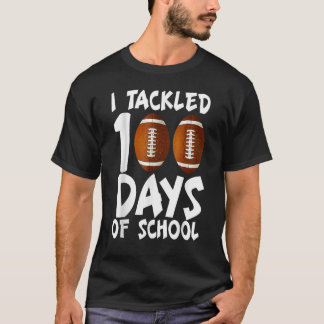 T-shirt J'Ai Attaqué 100 Jours De Football Scolaire 100E J