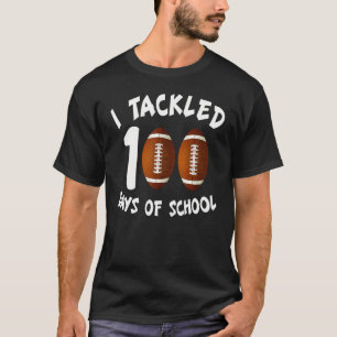 T-shirt J'Ai Attaqué 100 Jours De Football Scolaire 100E J