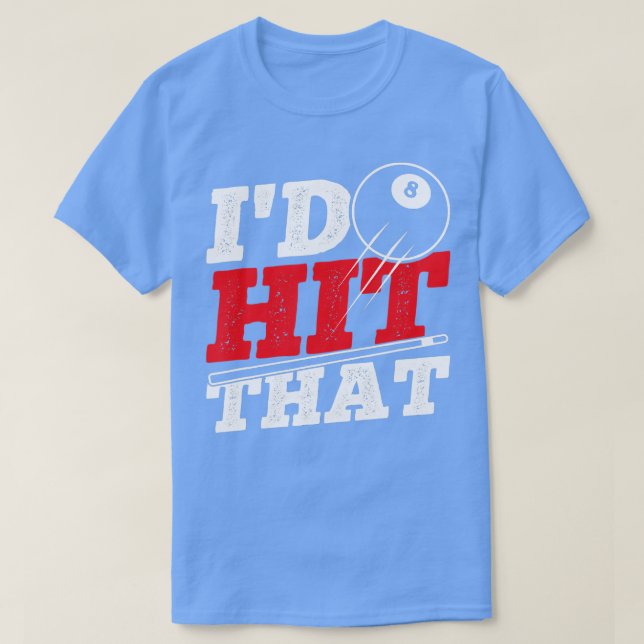 T-shirt J'Ai Atteint Ce Billard De Billard De Billard De B (Design devant)
