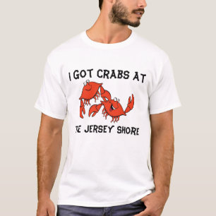 T-shirt J'ai atteint des crabes le rivage du Jersey
