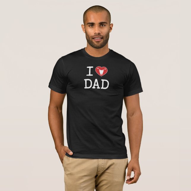 T-shirt J'AI BAAAHS PAPA tee - shirt (Devant entier)