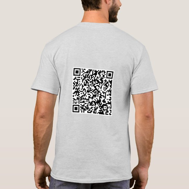 T-shirt J'ai balancé aujourd'hui Poop Emoji Proctologie QR (Dos)