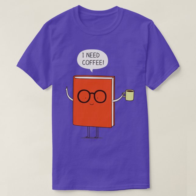 T-shirt J'ai besoin de café1 (Design devant)