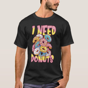 T-shirt J'Ai Besoin De Donuts Doughnut Devut Donut