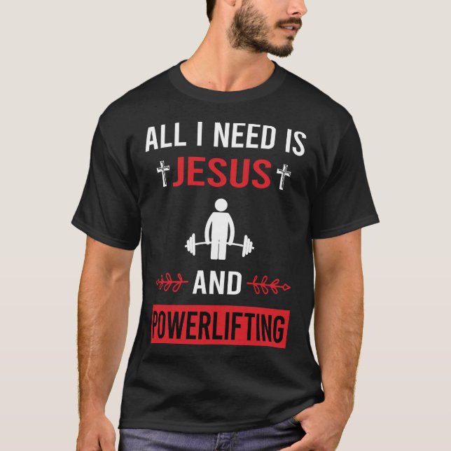 T-shirt J'ai besoin de Jésus (Devant)