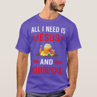 T-shirt J'Ai Besoin De Jésus Et De Kombucha Booch