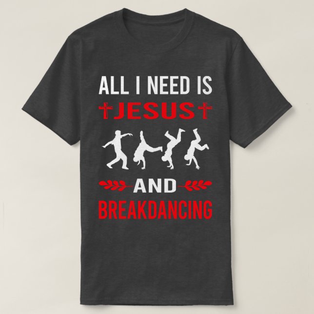 T-shirt J'Ai Besoin De Jésus Et D'Une Petite-Dîner (Design devant)