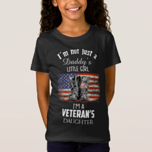 T-Shirt J'ai besoin de Just Daddy's Little Girl I'm A Vété