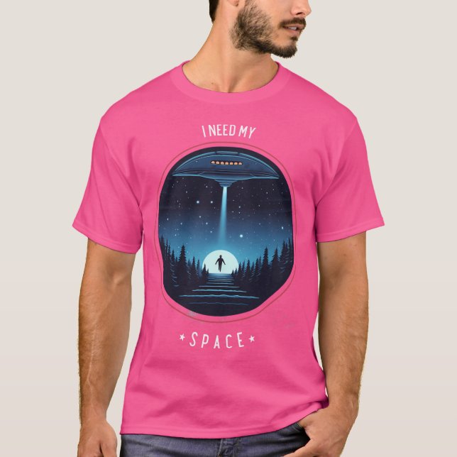 T-shirt J'Ai Besoin De Mon Espace (Devant)