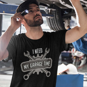 T-shirt J'Ai Besoin De Mon Temps De Garage