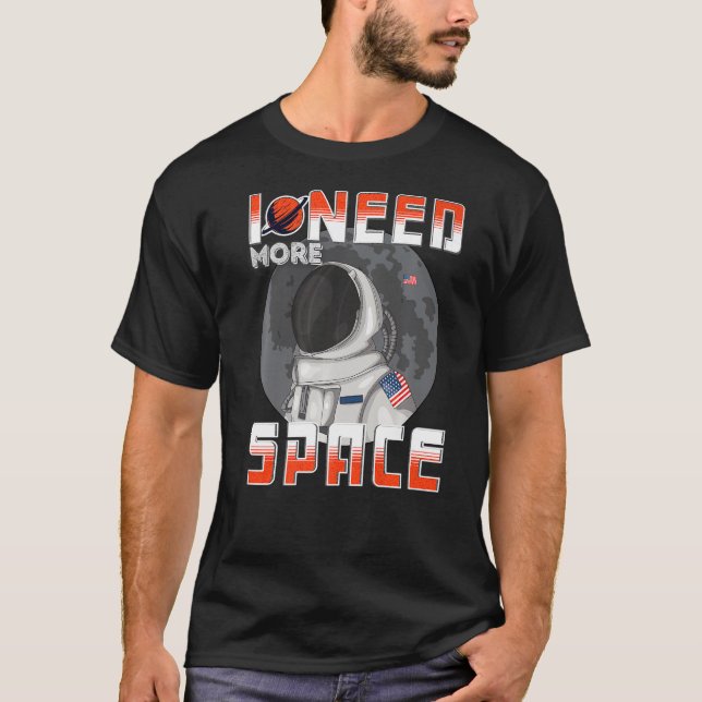 T-shirt J'Ai Besoin De Plus De Science Spatiale Galaxy Cit (Devant)