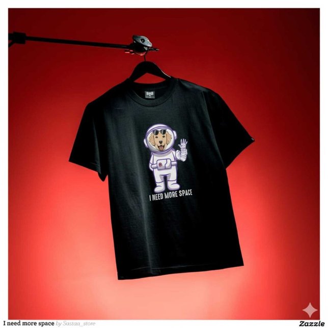 T-shirt J'ai besoin de plus d'espace (Créateur téléchargé)