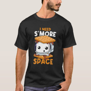 T-shirt J'Ai Besoin De S'more Space Camping Garçon Astrona