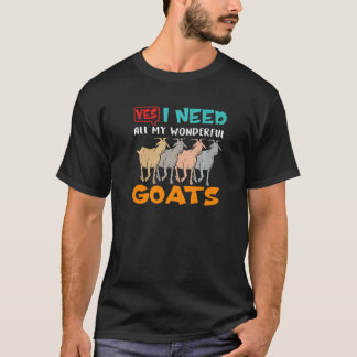 T-shirt J'Ai Besoin De Tous Mes Merveilleux Éleveur De Chè