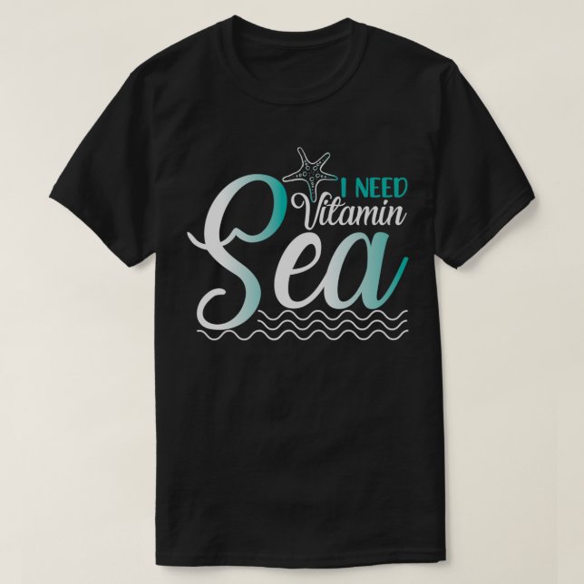 T-shirt J'ai besoin de vitamine 1 (Design devant)