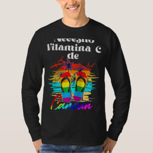 T-shirt J'ai besoin de vitamine C Cancun Mexique Vacances 